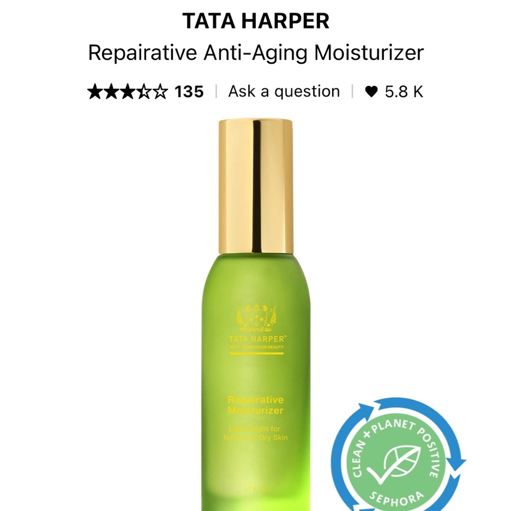 Tata Harper repairative moisturizer